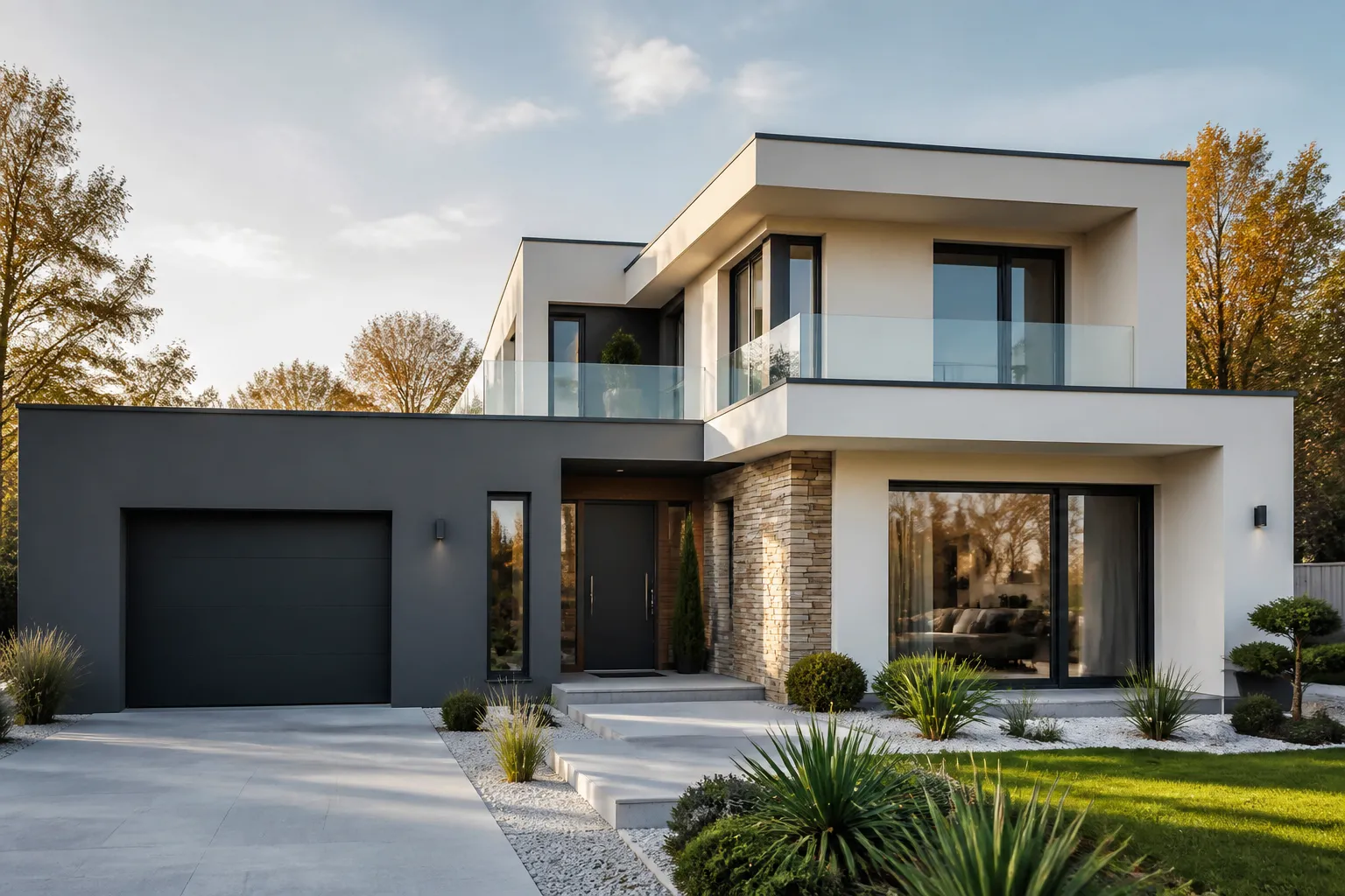 Maison individuelle couverte par les assurances construction, en Gironde.