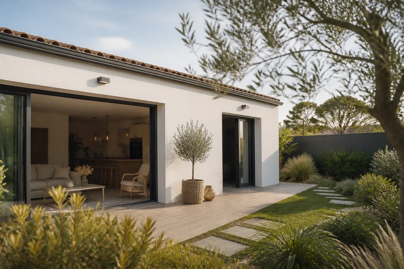 Une maison individuelle à vendre concernée par les diagnostics immobiliers obligatoires, en Gironde.