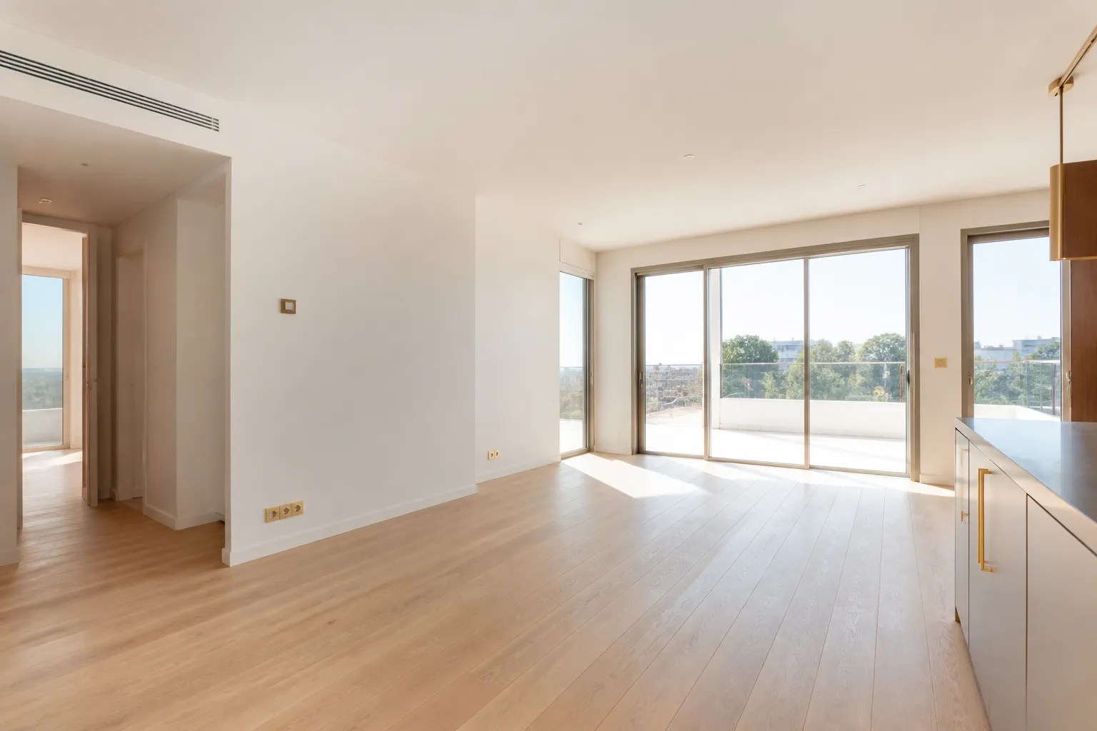 Appartement neuf en fin de chantier avant pre-livraison VEFA, en Gironde.