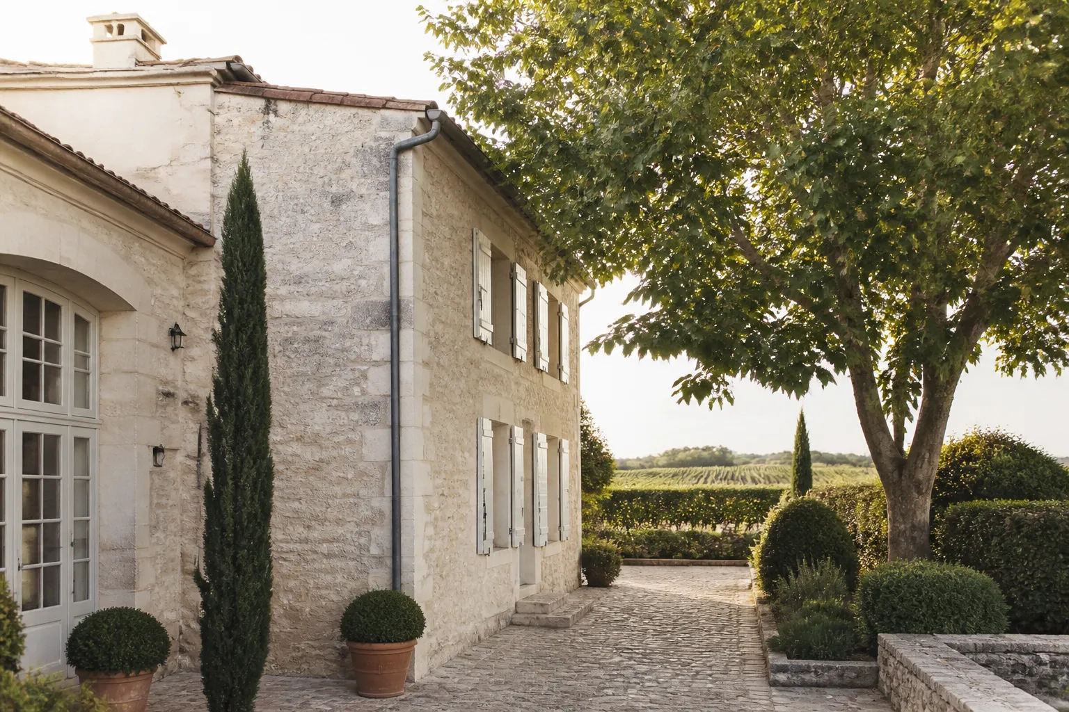 Maison ancienne en pierre concernée par un vice caché, en Gironde.